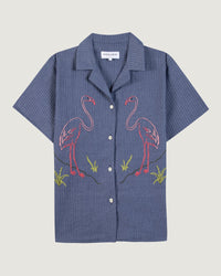 SEERSUCKER NAVY